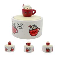  Foodiemals Ceramic Collection Hot Chocolate Trinket Box 