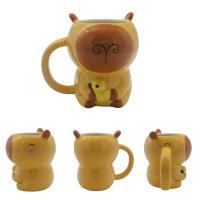  Capybara Shaped Mug Holding Duck 
