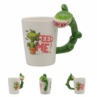  Man Eating Plant Shaped Handle Mug -4 