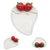  Foodiemals Ceramic Collection Strawberry Dish With Two Strawberr 