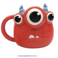 Monstarz Head Mug, Red 