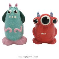  Monstarz Salt and Pepper Set, Blue and Red 
