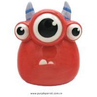  Monstarz Head Money Box, Red 