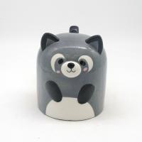  Upside Down Mug, Cartoon Racoon 