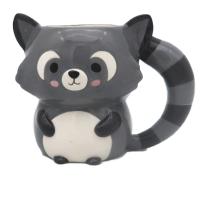  Animal Ceramic Mug Racoon 