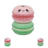  Double Macaroon Vase - Pink / Green 