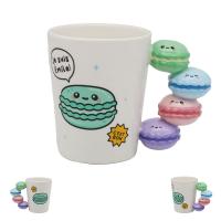  Foodiemals Collection - Macaroon Expresso Cup, Macaroon On Handle 