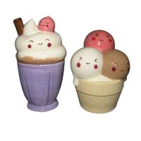  Ice Cream Tub (B), Colours X 2  Salt And Pepper Set 