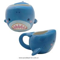  Cartoon Shark Shaped Mug 