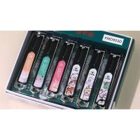  Purple Parrot Nail Clippers - 8cm Nail Clipper Black With Epoxy Resin - 6 Assort 