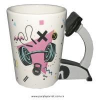  Exercise Bike Shaped Handle Mug 