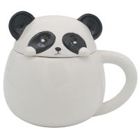  Animal Lid Mug Panda White Mug 