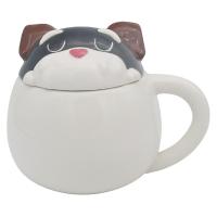  Animal Lid Mug Schnauzer White Mug 