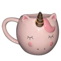  Cute Unicorn Mug, Pink 
