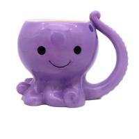  Animal Ceramic Mug Octopus Purple 