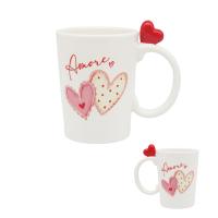  Foodiemals Ceramic Collection Heart On Top Of Handle Mug - Amore 