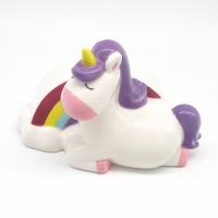  Lying Cartoon Unicorn Money Box, Pink 