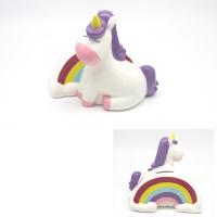  Sitting Cartoon Unicorn Money Box, Purple 