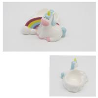  Sitting Cartoon Unicorn and Cloud Egg Holder, Cloud is Egg Holde 