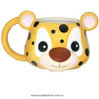  Cute Animal Head Mug Leopard 