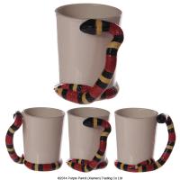  Shaped Handle Mug Coral Snake 