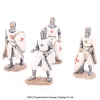  Crusader Knight - 4 Assorted 