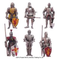  Medieval Knight Fridge Magnet - 6 Assorted 