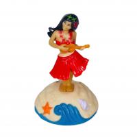  Hula girl on Sand, Red 