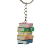  Books - Books Polyresin Keychain 