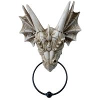  Dragon Skull Door Knocker Bone 