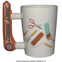  DIY Tool Shaped Handle Mug Knife Tool Decal 