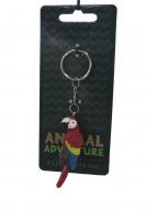  Polyresin Animal Keychain, Macaw 