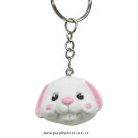  Cute Animal Head Keychain Rabbit 