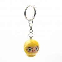  Daruma Keychain, Gold 