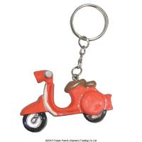  Resin Scooter Keychain Red 