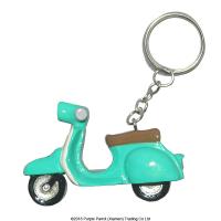  Resin Scooter Keychain Blue 