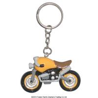  Resin Motorbike Keychain Yellow 