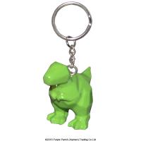  Resin Dinosaur Keychain Green 