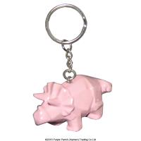  Resin Dinosaur Keychain Pink 