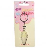  Ice Cream Keychain, , Kawaii Face 