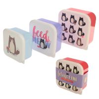  Feline Fine Lunch Box Set of 3 