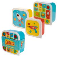  Set of 3 Lunch boxes Space 