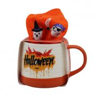  Halloween Mug & Sock, Small Bat 