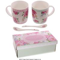  Bone China Mug Gift Set Laura Bell Chintz 
