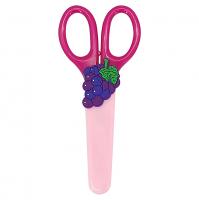  Saftey Scissors in Sheath with Charm Grape 