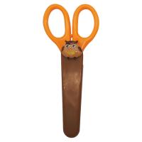  Saftey Scissors in Sheath with Charm Owl 