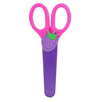  Saftey Scissor in Sheath with Charms Raspberry 