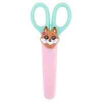  Saftey Scissor in Sheath with Charms Fox 