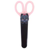  Saftey Scissor in Sheath with Charms Cat 
