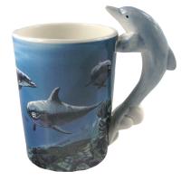  Shaped Handle Mug Dolphin 